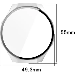 Hurtownia GSM - Bizon Case+Glass Óra Huawei Watch GT 5 Pro 46 mm ezüst selyemfényű - BIZ6828 - {ean13} - Hurt