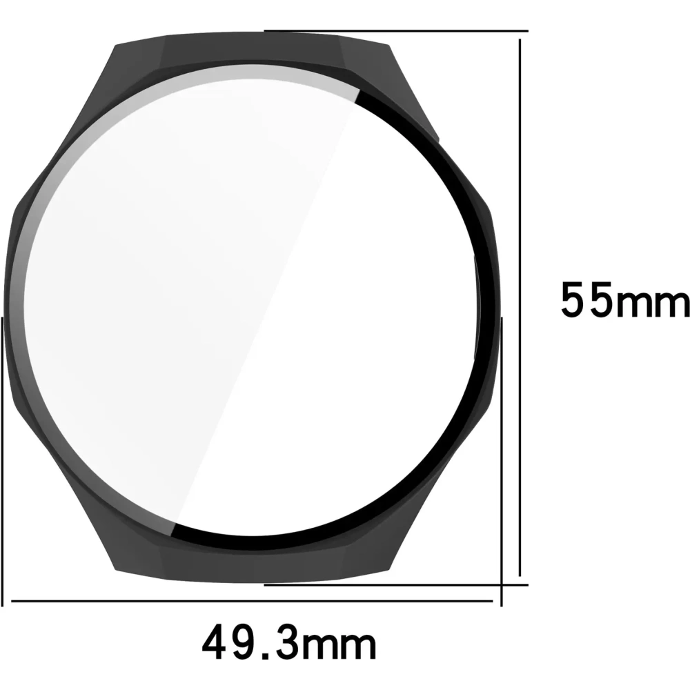 Wholesale Bizon Case+Glass Watch Huawei Watch GT 5 Pro 46 mm black matte - BIZ6829 - {ean13} - Hurt