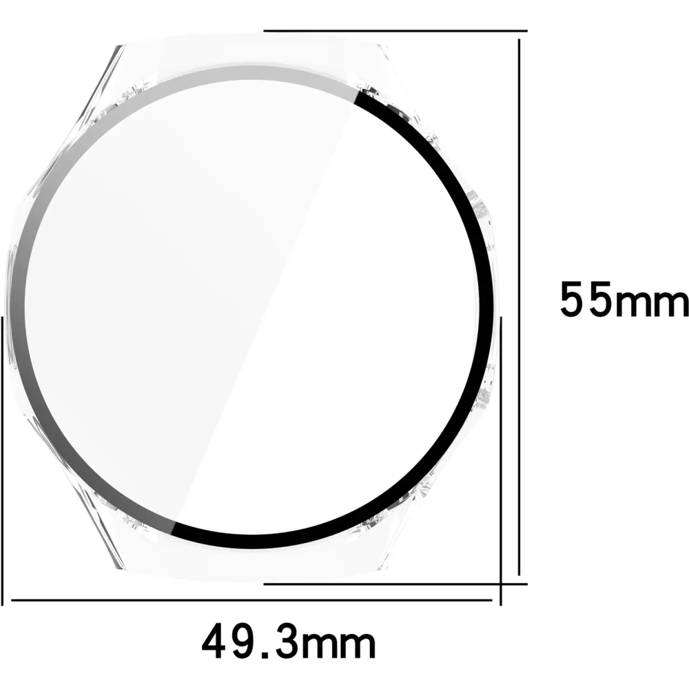 Hurtownia GSM - Bizon Case+Glass óra Huawei Watch GT 5 Pro 46 mm átlátszó - BIZ6833 - {ean13} - Hurt
