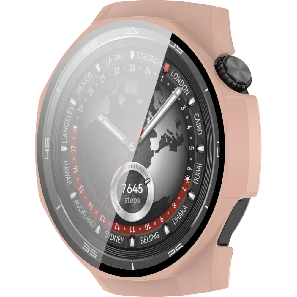 Hurtownia GSM - Etui ze szkłem do zegarka Bizon Case+Glass Watch do Huawei Watch GT 5 Pro 46 mm różowe - BIZ6836 - {ean13} - Hurt