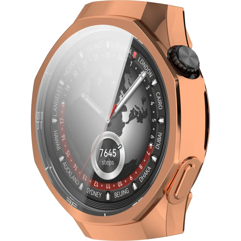 Etui Bizon Case Watch Felipe do Huawei Watch GT 5 Pro 46 mm różowozłote