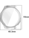 Hurtownia GSM - Bizon Case Uhr Felipe Huawei Uhr GT 5 Pro 46 mm silber - BIZ6839 - {ean13} - Hurt