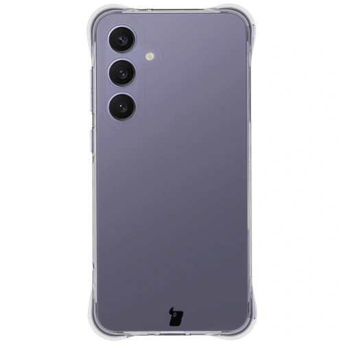 Etui + 2x szkło hartowane na ekran + szkło na obiektyw Bizon Case Clear Pack do Samsung Galaxy S24 FE