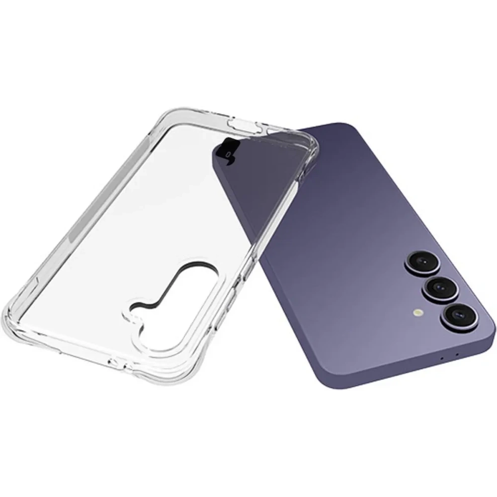 Hurtownia GSM - Bizon Case Clear Pack Hülle + 2x gehärtetes Glas + Linsen Glas Samsung Galaxy S24 FE - BIZ6841 - {ean13} - Hurt