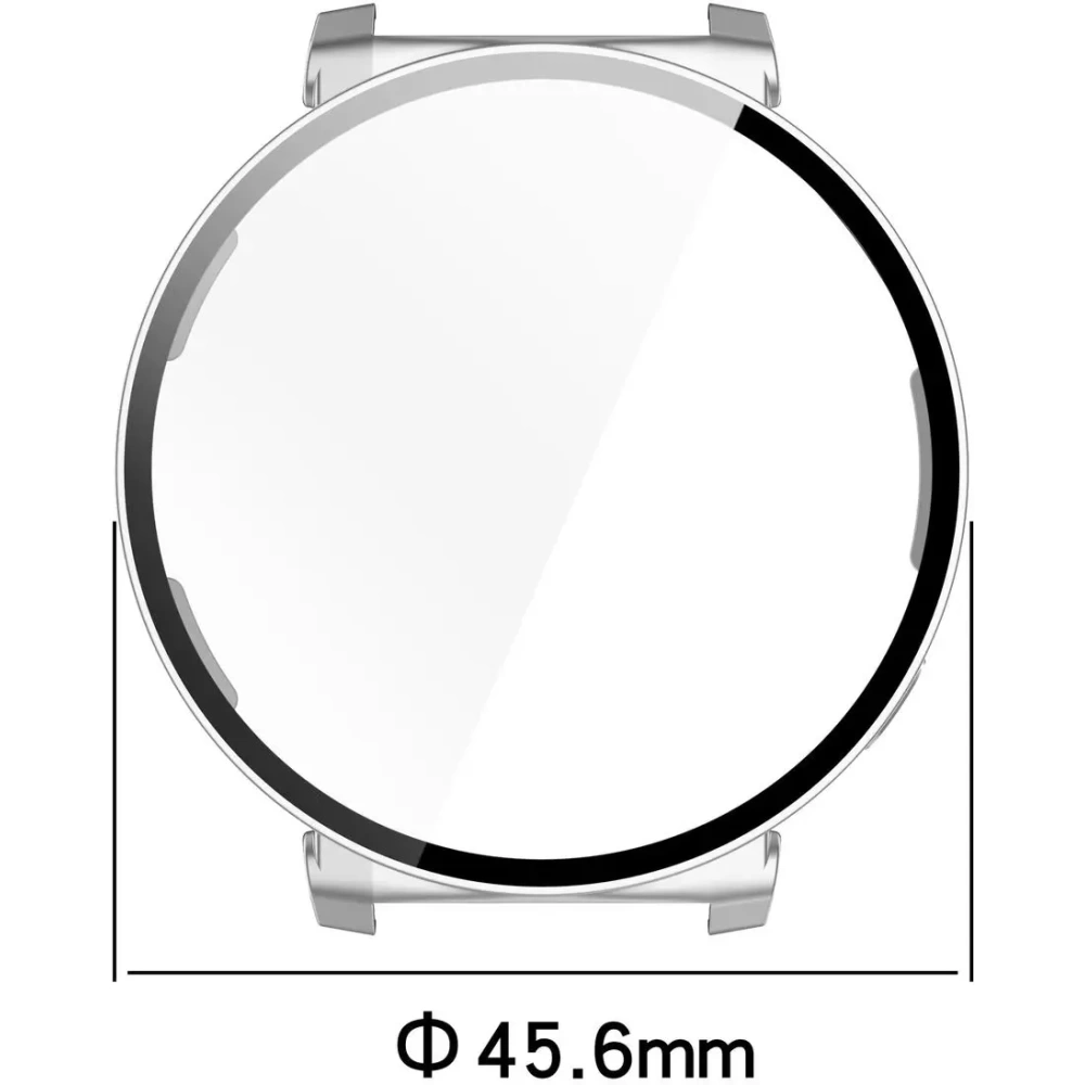 Hurtownia GSM - Bizon Case+Glass óra Huawei Watch GT 5 Pro 42 mm ezüst selyemfényű - BIZ6849 - {ean13} - Hurt