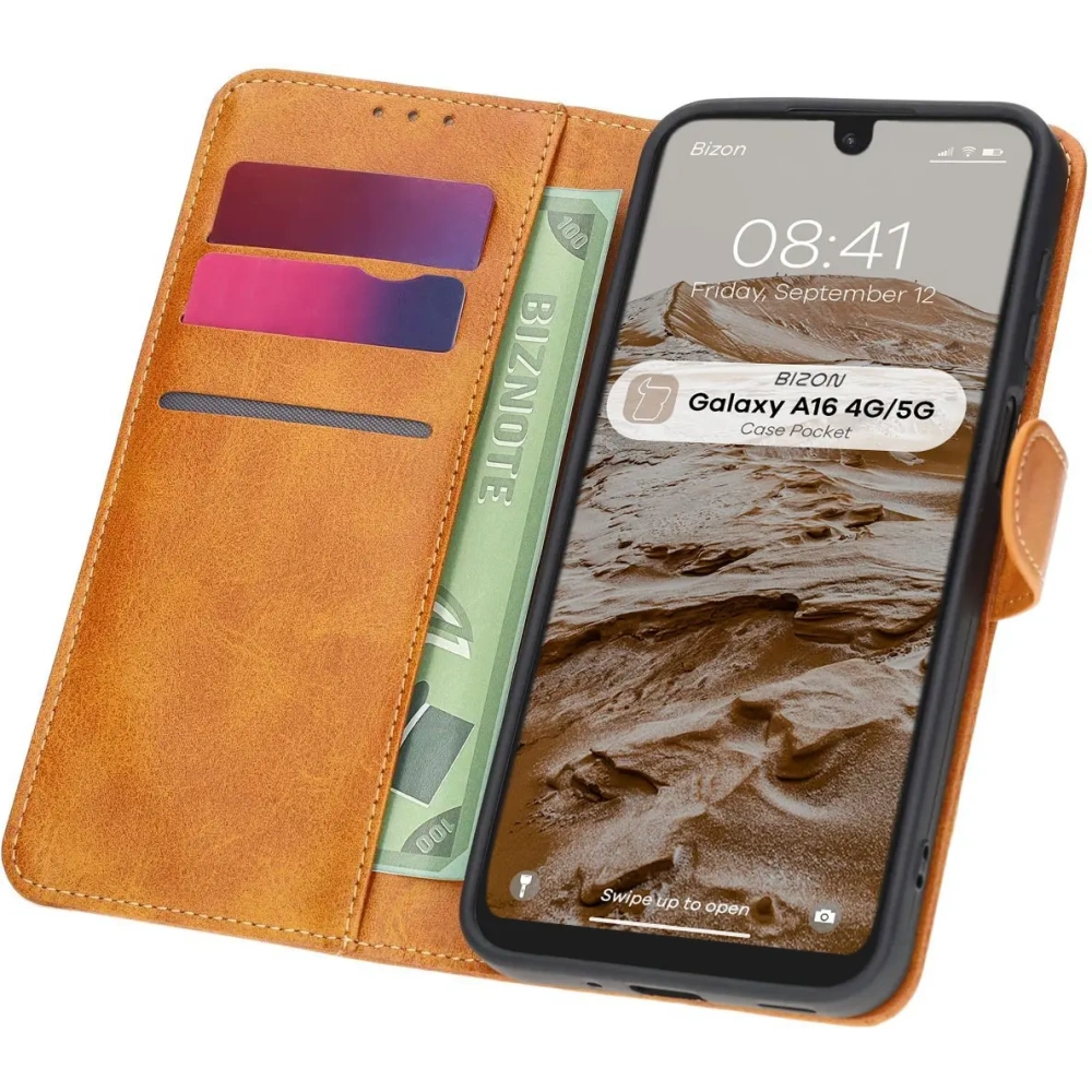 Hurtownia GSM - Bizon Case Pocket Samsung Galaxy A16 4G/5G braun - BIZ6850 - {ean13} - Hurt