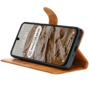 Hurtownia GSM - Etui z klapką Bizon Case Pocket do Samsung Galaxy A16 4G/5G brązowe - BIZ6850 - {ean13} - Hurt