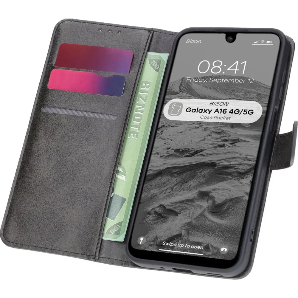 Hurtownia GSM - Bizon Case Pocket Samsung Galaxy A16 4G/5G schwarz - BIZ6851 - {ean13} - Hurt
