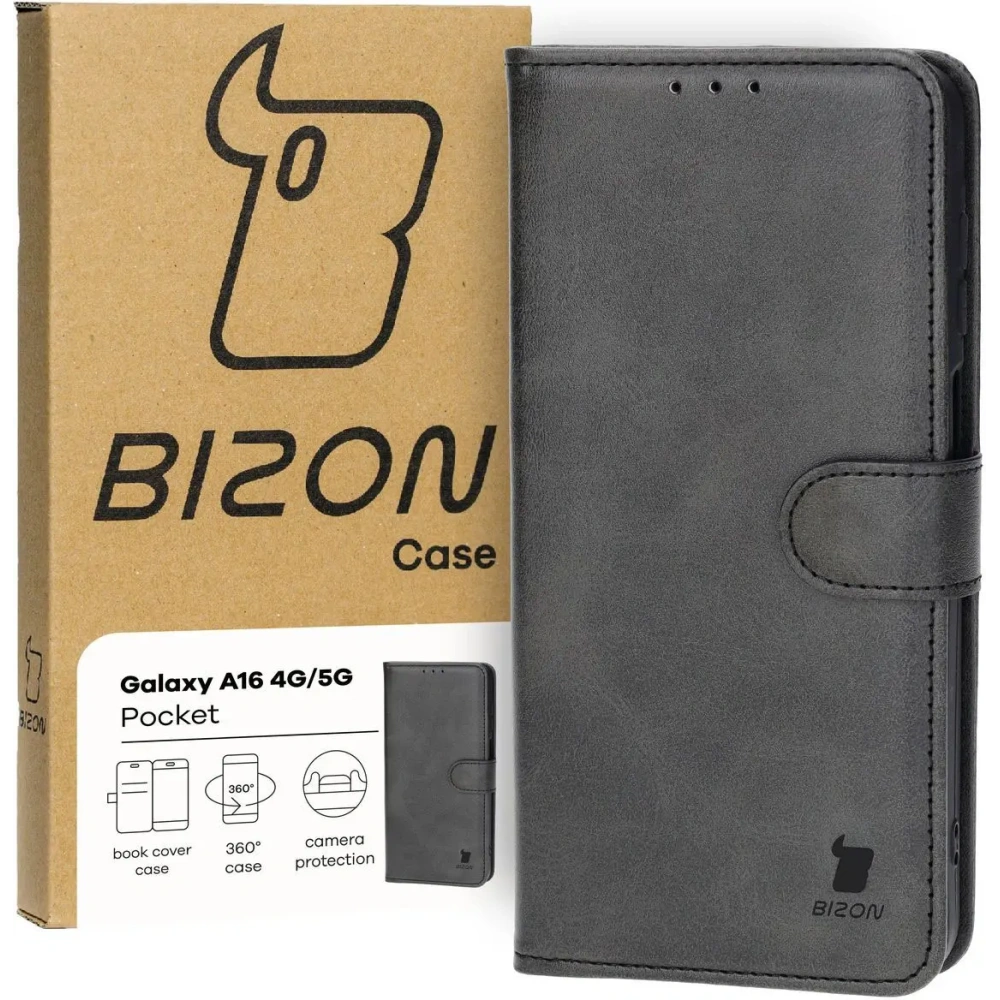 Hurtownia GSM - Bizon Case Pocket Samsung Galaxy A16 4G/5G schwarz - BIZ6851 - {ean13} - Hurt