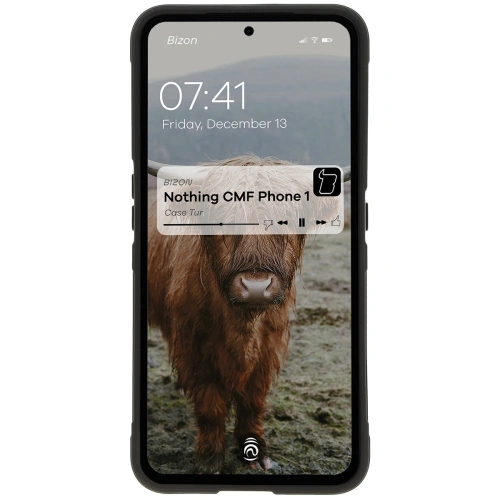 Pancerne etui Bizon Case Tur do Nothing CMF Phone 1 czarne