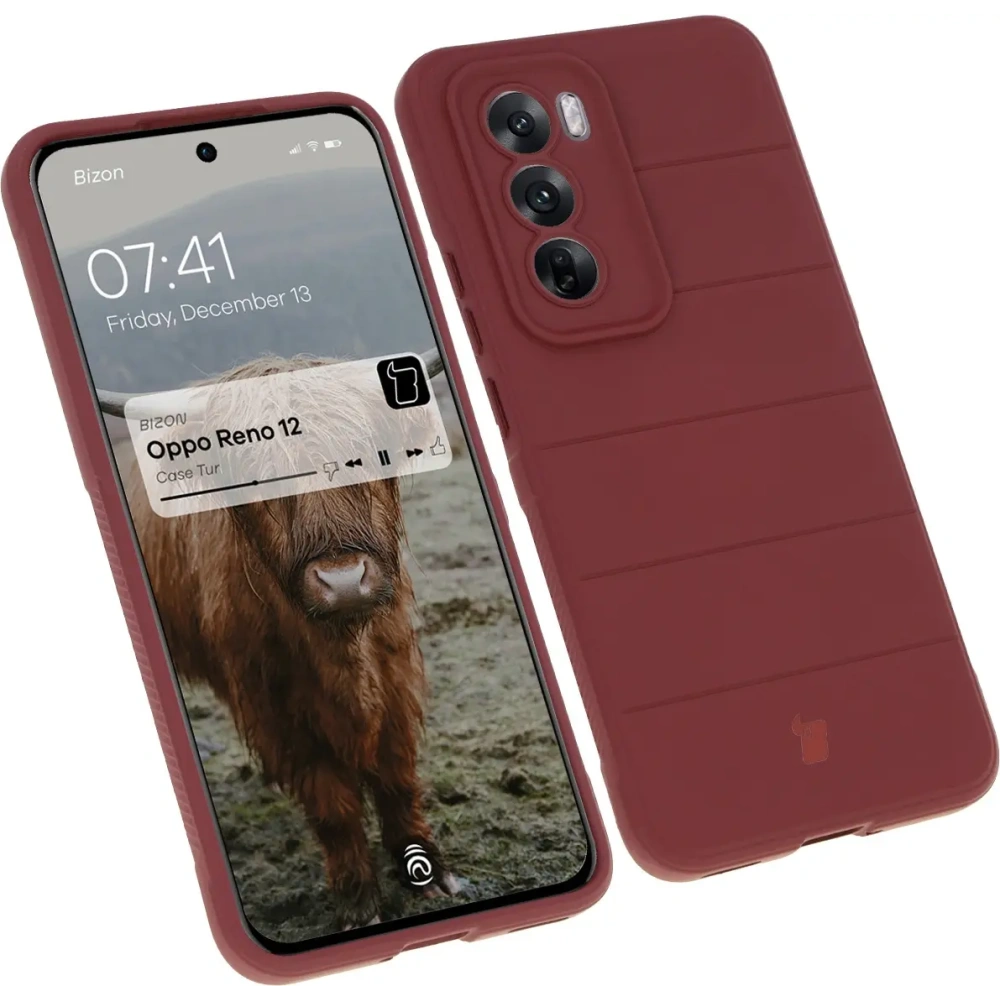 Hurtownia GSM - Pancerne etui Bizon Case Tur do Oppo Reno 12 ciemnofioletowe - BIZ6857 - {ean13} - Hurt
