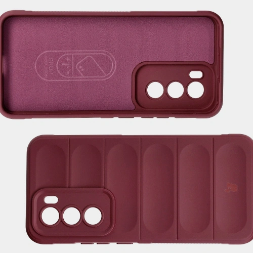 Pancerne etui Bizon Case Tur do Oppo Reno 12 ciemnofioletowe