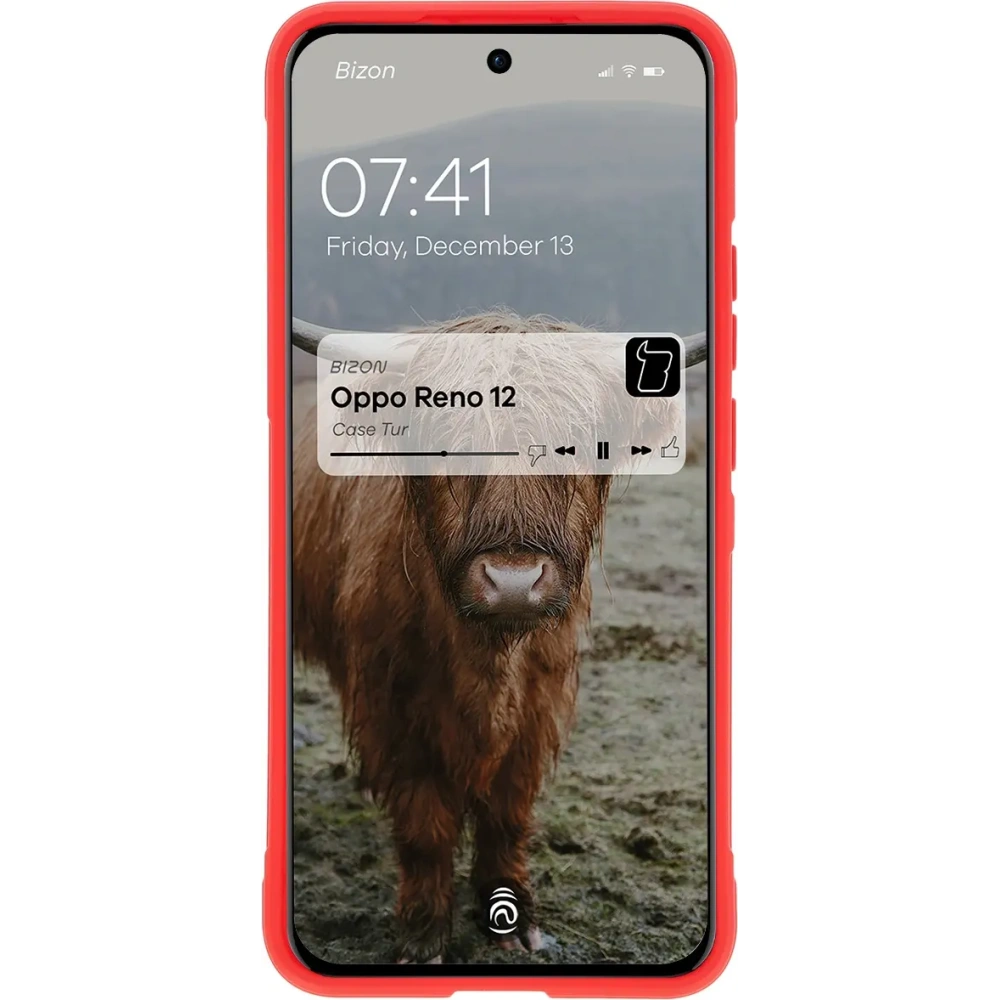 Hurtownia GSM - Pancerne etui Bizon Case Tur do Oppo Reno 12 czerwone - BIZ6859 - {ean13} - Hurt