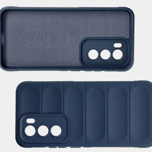 Pancerne etui Bizon Case Tur do Oppo Reno 12 granatowe