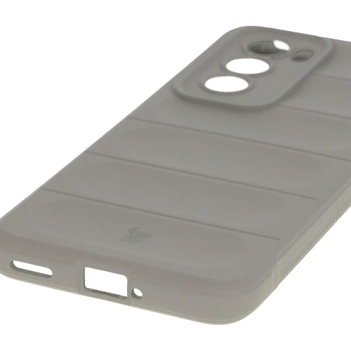 Pancerne etui Bizon Case Tur do Oppo Reno 12 jasnoszare