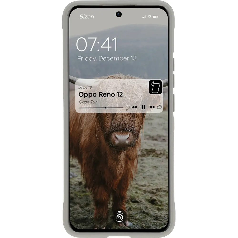 Hurtownia GSM - Bizon Case für Oppo Reno 12 in hellgrau - BIZ6861 - {ean13} - Hurt