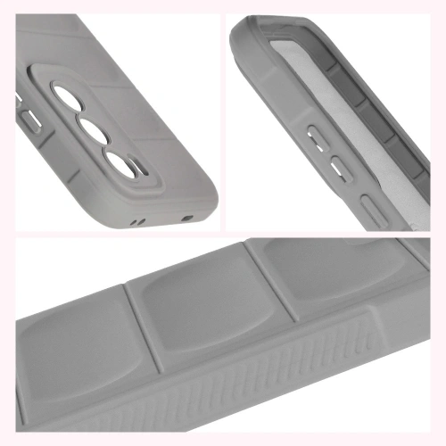 Pancerne etui Bizon Case Tur do Oppo Reno 12 jasnoszare