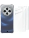 Etui + 2x szkło na ekran Bizon Case Clear Pack do Redmi 14C 4G przezroczyste
