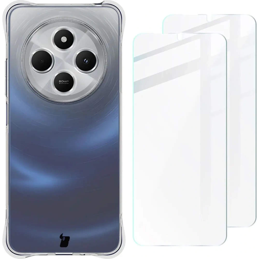 Wholesale Bizon Case Clear Pack case + 2x screen glass Redmi 14C 4G clear - BIZ6863 - {ean13} - Hurt