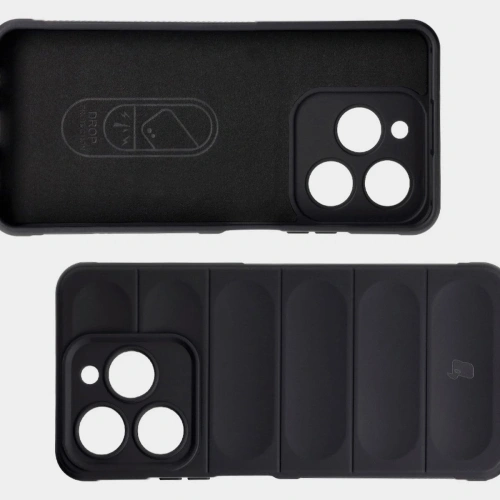 Pancerne etui Bizon Case Tur do Realme C63 4G/C61/Narzo N63 czarne