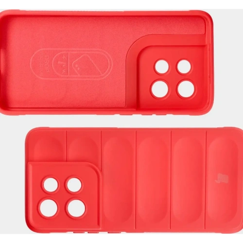 Pancerne etui Bizon Case Tur do Motorola Edge 50 Neo czerwone