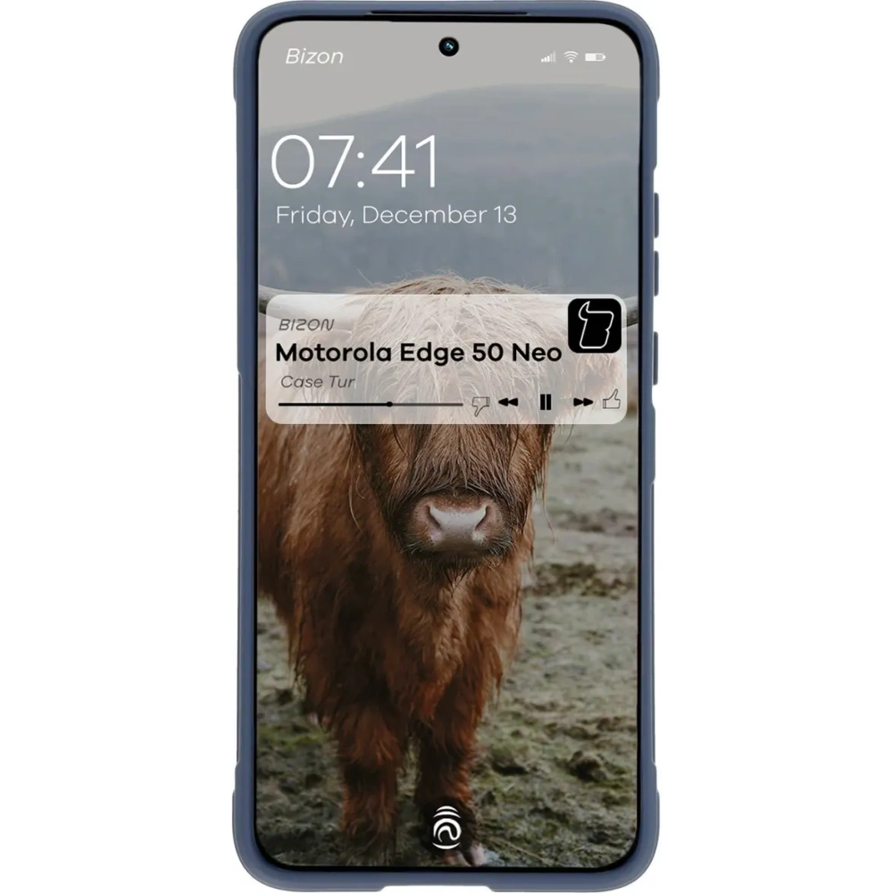 Hurtownia GSM - Bizon tok Tur Motorola Edge 50 Neo sötétkék - BIZ6866 - {ean13} - Hurt