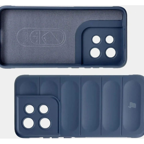 Pancerne etui Bizon Case Tur do Motorola Edge 50 Neo granatowe