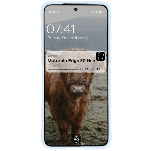 Pancerne etui Bizon Case Tur do Motorola Edge 50 Neo jasnoniebieskie