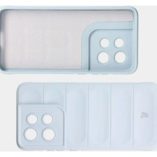 Pancerne etui Bizon Case Tur do Motorola Edge 50 Neo jasnoniebieskie