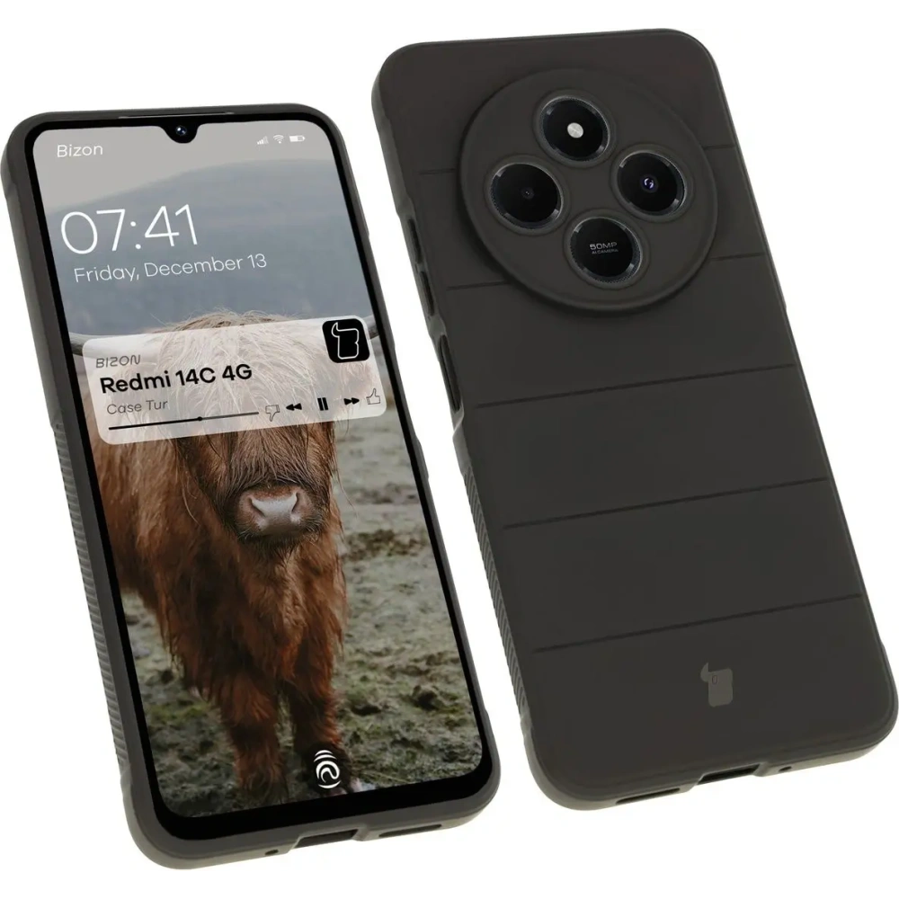 Hurtownia GSM - Bizon Case Tur Xiaomi Redmi 14C 4G / POCO C75 schwarz - BIZ6869 - {ean13} - Hurt