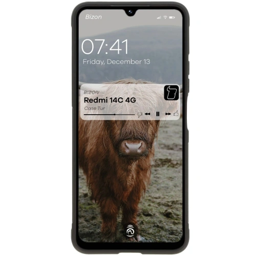 Pancerne etui Bizon Case Tur do Xiaomi Redmi 14C 4G / POCO C75 czarne