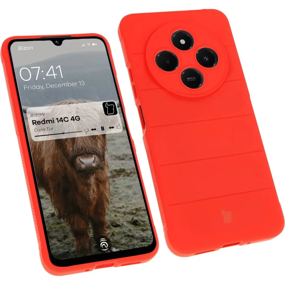 Wholesale Bizon Case Tur Xiaomi Redmi 14C 4G / POCO C75 red - BIZ6870 - {ean13} - Hurt
