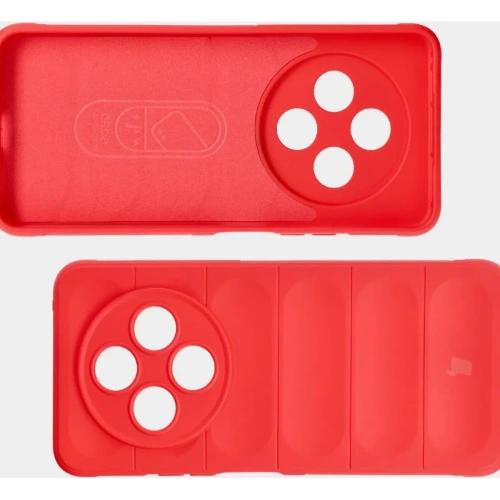 Pancerne etui Bizon Case Tur do Xiaomi Redmi 14C 4G / POCO C75 czerwone