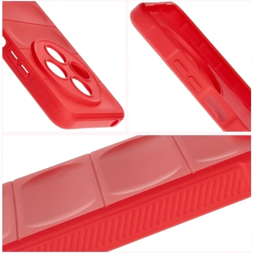 Pancerne etui Bizon Case Tur do Xiaomi Redmi 14C 4G / POCO C75 czerwone