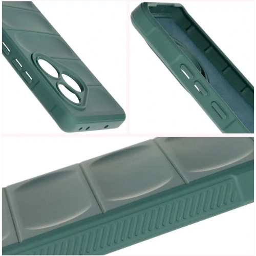 Pancerne etui Bizon Case Tur do Realme GT 6 / GT 6T / GT Neo6 SE ciemnozielone