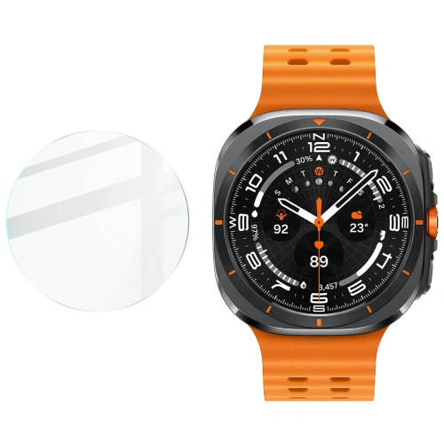 Elastyczne szkło hybrydowe Bizon Glass Watch Mule do Samsung Galaxy Watch Ultra 47 mm