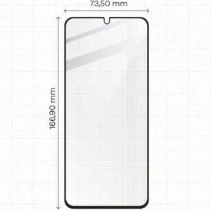 Wholesale Bizon Edge 2x tempered screen glass with frame + camera glass Xiaomi Redmi 14C 4G - BIZ6874 - {ean13} - Hurt