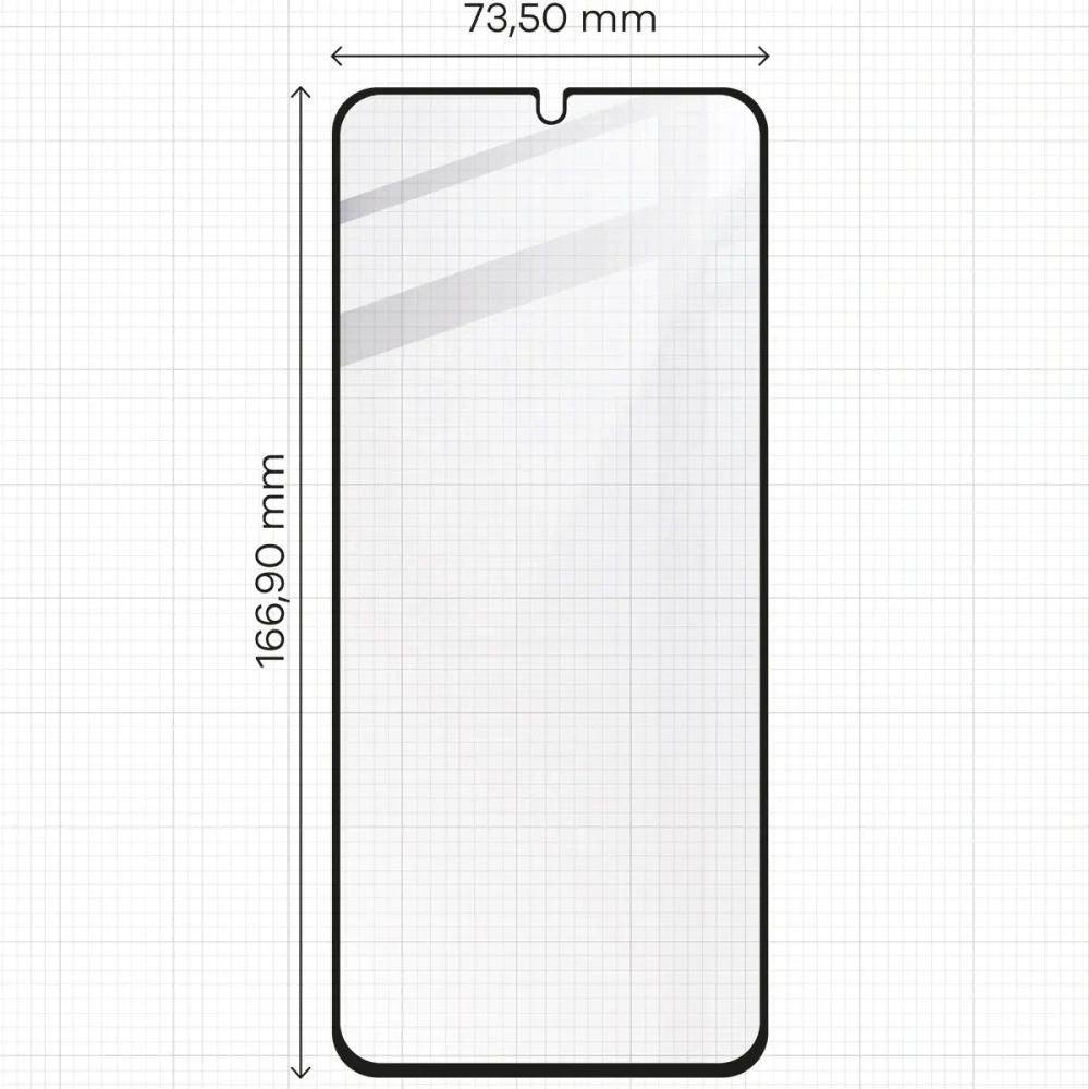 Wholesale Bizon Edge 2x tempered screen glass with frame + camera glass Xiaomi Redmi 14C 4G - BIZ6874 - {ean13} - Hurt