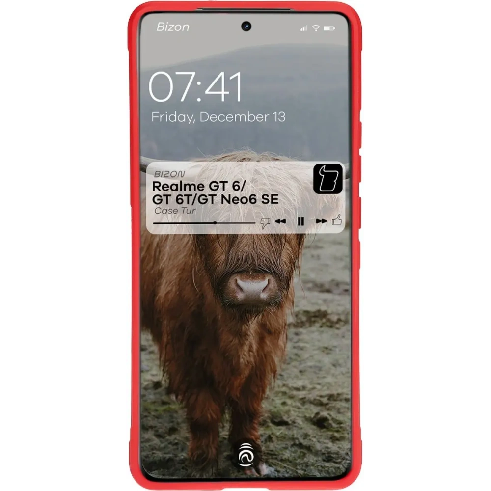 Hurtownia GSM - Bizon Caz Tur Realme GT 6 / GT 6T / GT Neo6 SE roșu - BIZ6875 - {ean13} - Hurt