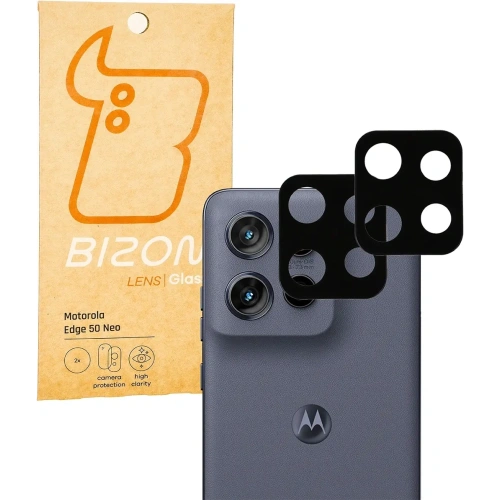 Szkło na aparat Bizon Glass Lens do Motorola Edge 50 Neo [2 PACK]