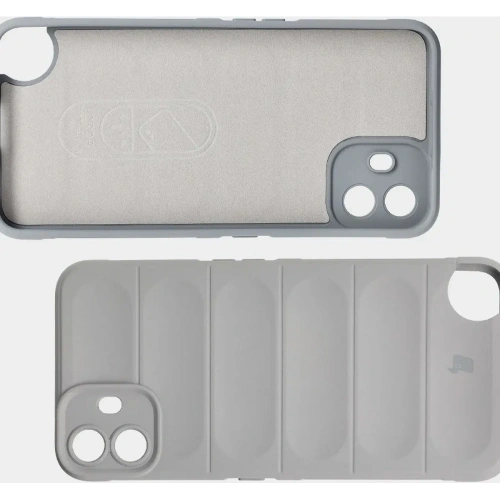 Pancerne etui Bizon Case Tur do Nothing CMF Phone 1 jasnoszare