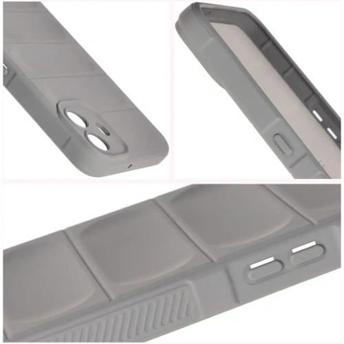 Pancerne etui Bizon Case Tur do Nothing CMF Phone 1 jasnoszare