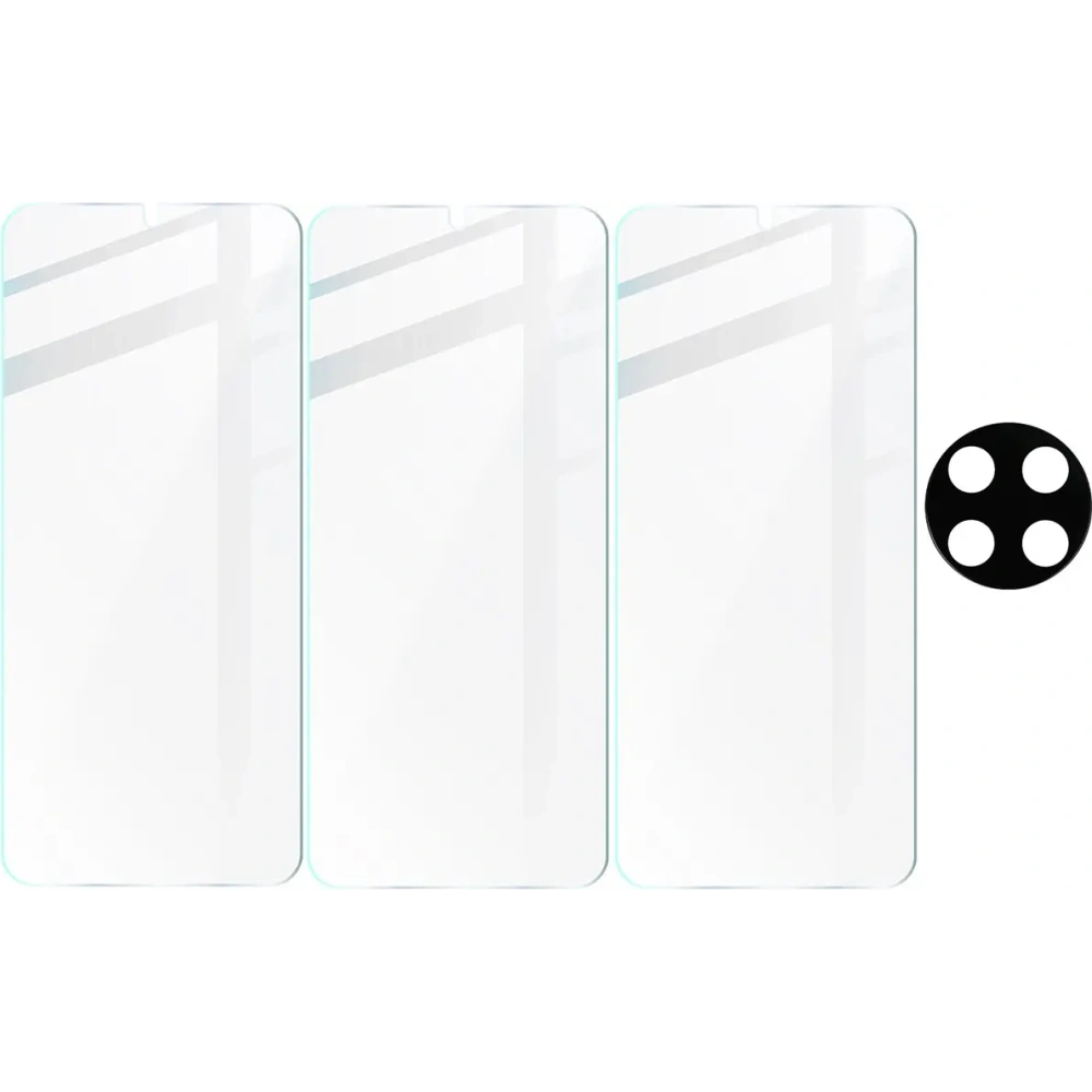 Wholesale Bizon Clear 3x screen glass + camera glass Xiaomi Redmi 14C 4G - BIZ6879 - {ean13} - Hurt