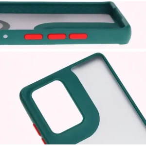 Wholesale Bizon Case Hybrid Ring Motorola Edge 50 Fusion smoky with a dark green frame - BIZ6880 - {ean13} - Hurt