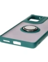 Hurtownia GSM - Bizon Case Hybrid Ring Motorola Edge 50 Fusion fumuriu cu un cadru verde închis - BIZ6880 - {ean13} - Hurt