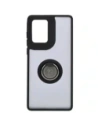 Hurtownia GSM - Etui z uchwytem na palec Bizon Case Hybrid Ring do Motorola Edge 50 Fusion przydymione z czarną ramką - BIZ6881 - {ean13} - Hurt