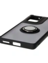 Hurtownia GSM - Etui z uchwytem na palec Bizon Case Hybrid Ring do Motorola Edge 50 Fusion przydymione z czarną ramką - BIZ6881 - {ean13} - Hurt