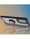 Hurtownia GSM - Pouzdro s úchytem na prst Bizon Case Hybrid Ring pro Motorola Edge 50 Fusion kouřové s černým rámem - BIZ6881 - {ean13} - Hurt