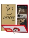 Hurtownia GSM - Husa hibridă Bizon pentru Motorola Edge 50 Fusion, fumurie cu un cadru roșu. - BIZ6882 - {ean13} - Hurt