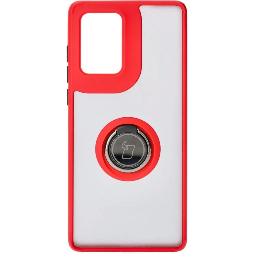 Hurtownia GSM - Husa hibridă Bizon pentru Motorola Edge 50 Fusion, fumurie cu un cadru roșu. - BIZ6882 - {ean13} - Hurt